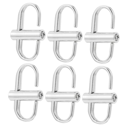 jojofuny 6 Stück Metall Kettenlängen Verkürzer Tasche Gurt Schnalle DIY Strap Ersatz für Handtaschen Leicht Langlebig Einfach zu Bedienen jojofuny 6 Stück Metall Kettenlängen Verkürzer Tasche Gurt Schnalle DIY Strap Ersatz für Handtaschen Leicht Langlebig Einfach zu Bedienen von jojofuny