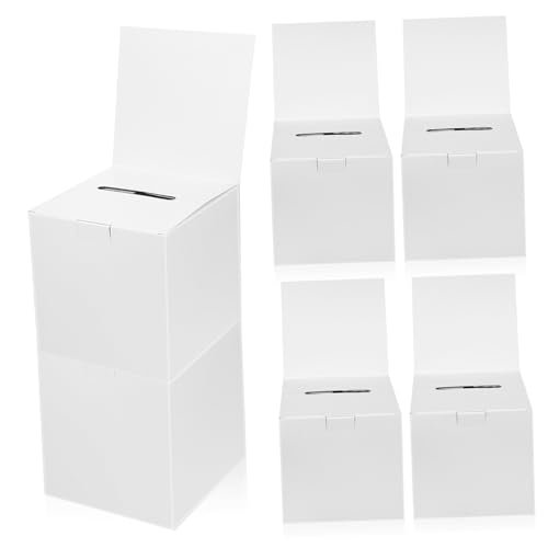 jojofuny 6 Stück Stabile Papp Wahlboxen mit Halbkreisförmiger Öffnung Wiederverwendbare und Abstimmungsboxen für Büro Party Versammlung Leicht und Vielseitig Einsetzbar jojofuny 6 Stück Stabile Papp Wahlboxen mit Halbkreisförmiger Öffnung Wiederverwendbare und Abstimmungsboxen für Büro Party Versammlung Leicht und Vielseitig Einsetzbar von jojofuny