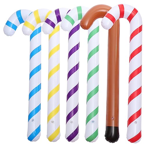 jojofuny 6 Stück Teiliges Aufblasbarer Zuckerstangen Luftschlangen für Geburtstagsfeiern Hochzeiten und Sommerpartys Lustige Requisiten jojofuny 6 Stück Teiliges Aufblasbarer Zuckerstangen Luftschlangen für Geburtstagsfeiern Hochzeiten und Sommerpartys Lustige Requisiten von jojofuny
