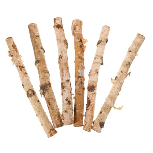 jojofuny 6 Stück Teiliges Birkenholzstäbe Natürliche Holzstäbe zum Basteln Leichtes Dünnes DIY Handwerksmaterial für Blumenarrangements Fotorequisiten Weihnachtsdeko und Kreative Projekte jojofuny 6 Stück Teiliges Birkenholzstäbe Natürliche Holzstäbe zum Basteln Leichtes Dünnes DIY Handwerksmaterial für Blumenarrangements Fotorequisiten Weihnachtsdeko und Kreative Projekte von jojofuny