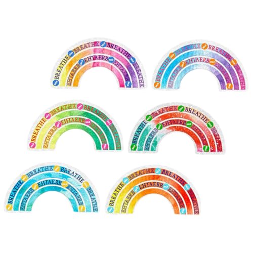 jojofuny 6 Stück Teiliges Bunter Taktiler Calm Down Sticker mit Rauer Oberfläche Selbstklebend für Stressabbau bei Jugendlichen und Erwachsenen als Sensorisches DIY Material jojofuny 6 Stück Teiliges Bunter Taktiler Calm Down Sticker mit Rauer Oberfläche Selbstklebend für Stressabbau bei Jugendlichen und Erwachsenen als Sensorisches DIY Material von jojofuny