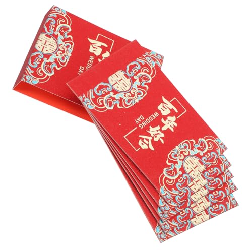 jojofuny 6 Stück Teiliges Chinesische Geldbündelhüllen Hochzeit Geldumschläge Rote Umschläge Traditionell Großformatig Vielseitig für Festlichkeiten Wie Verlobung und Hochzeit jojofuny 6 Stück Teiliges Chinesische Geldbündelhüllen Hochzeit Geldumschläge Rote Umschläge Traditionell Großformatig Vielseitig für Festlichkeiten Wie Verlobung und Hochzeit von jojofuny