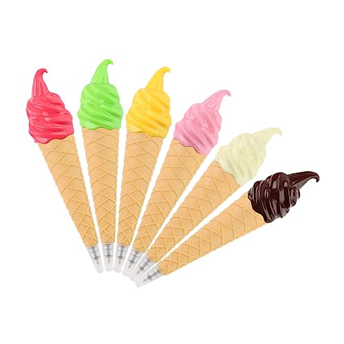 jojofuny 6 Stück Teiliges Eiscreme Kugelschreiber Bunte Kreative Schreibstifte für Schule Büro Partygeschenke Glattes Schreiben Langlebig Kindgerecht jojofuny 6 Stück Teiliges Eiscreme Kugelschreiber Bunte Kreative Schreibstifte für Schule Büro Partygeschenke Glattes Schreiben Langlebig Kindgerecht von jojofuny