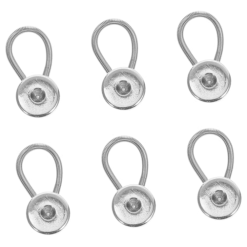 jojofuny 6 Stück Teiliges Elastisches Hosenknopf Verlängerungsset Flexibler Taillenstrecker aus Einfach zu Bedienen für Männer und Frauen Passend für Enge Jeans Hosen Röcke und Hemden jojofuny 6 Stück Teiliges Elastisches Hosenknopf Verlängerungsset Flexibler Taillenstrecker aus Einfach zu Bedienen für Männer und Frauen Passend für Enge Jeans Hosen Röcke und Hemden von jojofuny