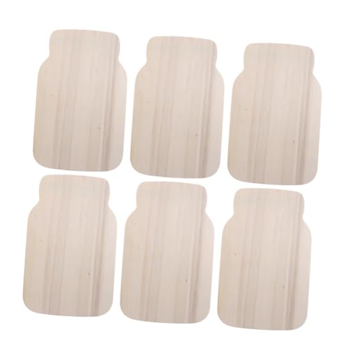 jojofuny 6 Stück Teiliges Flaschenförmiges Holzdekor Umweltfreundliche DIY Bastelaccessoires Kleine Holzanhänger für Wand Tisch und Fensterdekoration Leicht und Langlebig für Heimdeko jojofuny 6 Stück Teiliges Flaschenförmiges Holzdekor Umweltfreundliche DIY Bastelaccessoires Kleine Holzanhänger für Wand Tisch und Fensterdekoration Leicht und Langlebig für Heimdeko von jojofuny