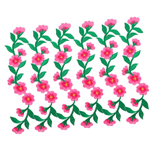 jojofuny 6 Stück Teiliges Floral Aufnäher Stickerei Patches zum Aufbügeln für Jeans Jacken und Schuhe Langlebig und Praktisch zur Reparatur und Dekoration jojofuny 6 Stück Teiliges Floral Aufnäher Stickerei Patches zum Aufbügeln für Jeans Jacken und Schuhe Langlebig und Praktisch zur Reparatur und Dekoration von jojofuny