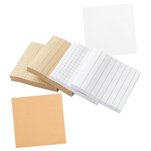 jojofuny 6 Stück Teiliges Haftnotiz mit Ablösbarem Kleber Praktische Memo Pads in Weiß und Kraftpapier Quadratisch Liniert und Blanko Selbstklebende Notizzettel für Büro Schule und Zuhause jojofuny 6 Stück Teiliges Haftnotiz mit Ablösbarem Kleber Praktische Memo Pads in Weiß und Kraftpapier Quadratisch Liniert und Blanko Selbstklebende Notizzettel für Büro Schule und Zuhause von jojofuny