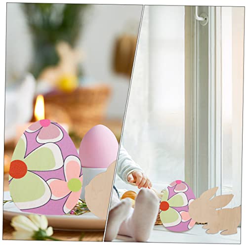 jojofuny 6 Stück Teiliges Holzset mit Unbemalten Hasen und Eierscheiben Glattem Holz DIY Bastelset für Kreative Holzfiguren zum Bemalen und Österliche Dekoration jojofuny 6 Stück Teiliges Holzset mit Unbemalten Hasen und Eierscheiben Glattem Holz DIY Bastelset für Kreative Holzfiguren zum Bemalen und Österliche Dekoration von jojofuny