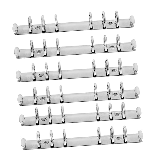 jojofuny 6 Stück Teiliges Metall Binderinge für Loseblattordner Praktische Büroklammern Langlebige Ringe für DIY Projekte und Scrapbooking Kompatibel jojofuny 6 Stück Teiliges Metall Binderinge für Loseblattordner Praktische Büroklammern Langlebige Ringe für DIY Projekte und Scrapbooking Kompatibel von jojofuny