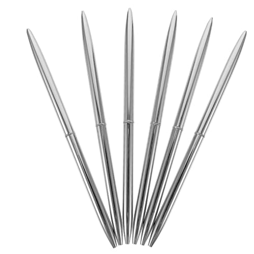 jojofuny 6 Stück Teiliges Metall Kugelschreiber Ergonomisch Rutschfest Komfortabel für Büro Schule Zuhause Multifunktional Stabiles Design Geeignet für Schreiben Basteln Karten Gestalten jojofuny 6 Stück Teiliges Metall Kugelschreiber Ergonomisch Rutschfest Komfortabel für Büro Schule Zuhause Multifunktional Stabiles Design Geeignet für Schreiben Basteln Karten Gestalten von jojofuny