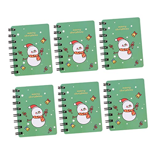 jojofuny 6 Stück Teiliges Mini Spiral Notizbuch Set für Schüler und Bürobedarf Tragbares Notizbuch für Tagebuch Notizen und Erinnerungen für Unterwegs von jojofuny