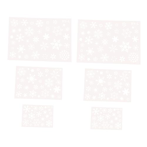 jojofuny 6 Stück Teiliges Weihnachts Schneeflocken Schablonen Wiederverwendbare DIY Malvorlagen für Wanddekoration Bastelprojekte Scrapbooking und Weihnachtsdekoration jojofuny 6 Stück Teiliges Weihnachts Schneeflocken Schablonen Wiederverwendbare DIY Malvorlagen für Wanddekoration Bastelprojekte Scrapbooking und Weihnachtsdekoration von jojofuny