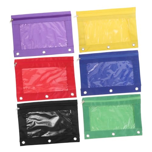 jojofuny 6 Stück Transparente PVC Stiftetasche mit Reißverschluss Große Kapazität Vielseitiger Organizer für Schule und Büro Sichtbare Dokumentenmappe Robuste Aufbewahrung für Schreibwaren jojofuny 6 Stück Transparente PVC Stiftetasche mit Reißverschluss Große Kapazität Vielseitiger Organizer für Schule und Büro Sichtbare Dokumentenmappe Robuste Aufbewahrung für Schreibwaren von jojofuny