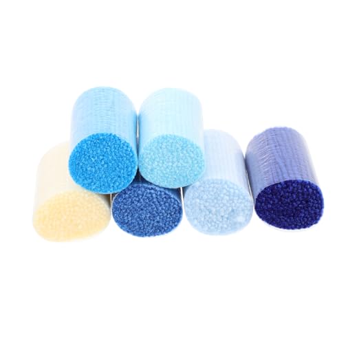 jojofuny 6 Stück Von Teppichstickereien Hakenteppich Wolle Knüpfgarn Teppichwollgarn Für Die Teppichherstellung Hakenhöhle Wolle Blau Flauschiges Garn Verschlusshaken Wolle Acryl jojofuny 6 Stück Von Teppichstickereien Hakenteppich Wolle Knüpfgarn Teppichwollgarn Für Die Teppichherstellung Hakenhöhle Wolle Blau Flauschiges Garn Verschlusshaken Wolle Acryl von jojofuny