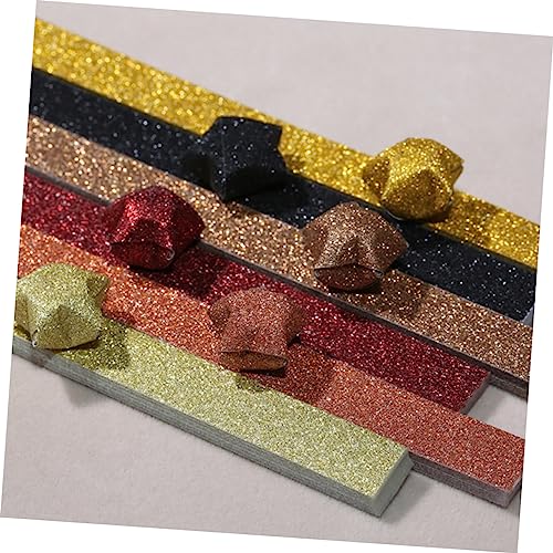 jojofuny 60 Packungen Glitzer Stern Faltpapier Regenbogenfarben Robustes Bastelpapier für Diy Sternbasteln Vielseitig Einsetzbar für Kreative Papierhandwerke mit Buntem Glitzereffekt jojofuny 60 Packungen Glitzer Stern Faltpapier Regenbogenfarben Robustes Bastelpapier für Diy Sternbasteln Vielseitig Einsetzbar für Kreative Papierhandwerke mit Buntem Glitzereffekt von jojofuny