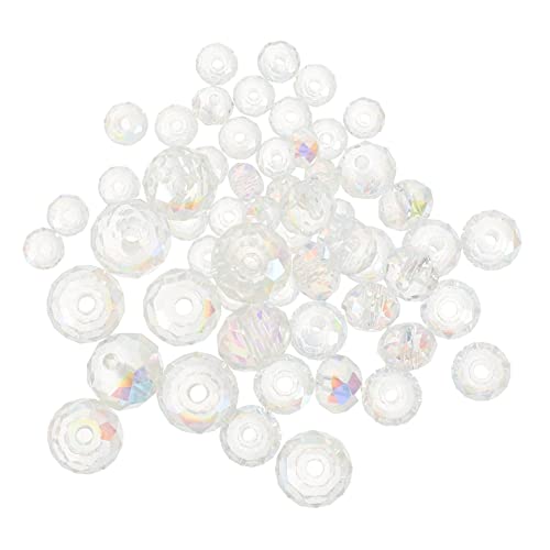 jojofuny 60 Stück Glasperlen Set Bunte Kristallperlen für DIY Schmuck Armbänder und Ohrringe Verschiedene jojofuny 60 Stück Glasperlen Set Bunte Kristallperlen für DIY Schmuck Armbänder und Ohrringe Verschiedene von jojofuny