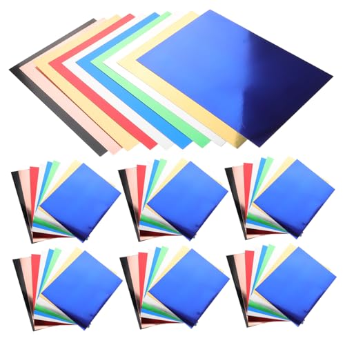 jojofuny 60 Stück Handbuch Paper Jam Mehrfarbiges Kartonpapier Zum Kartenmachen Bedruckbarer Karton Farbiger Karton Farbiges Kartonpapier Kartenherstellungszubehör Bastelfolienpapier von jojofuny