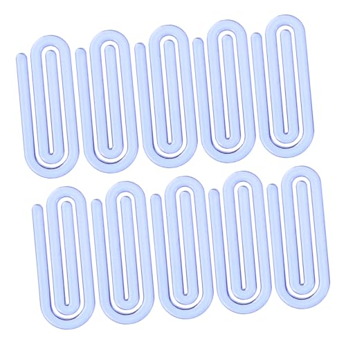 jojofuny 60 Stück Kleine Blaue Büroklammern Kreative Lesezeichen Clips Cartoon Design Flexible und Praktische Büroklammern für Dokumente und Notizen von jojofuny