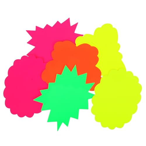 jojofuny 60 Stück Teiliges Fluoreszierendes Explosion form Preisetiketten Selbstklebende Verkaufsschilder für Einzelhandel Bunte Aufkleber zur Preisauszeichnung im Supermarkt und Geschäft jojofuny 60 Stück Teiliges Fluoreszierendes Explosion form Preisetiketten Selbstklebende Verkaufsschilder für Einzelhandel Bunte Aufkleber zur Preisauszeichnung im Supermarkt und Geschäft von jojofuny