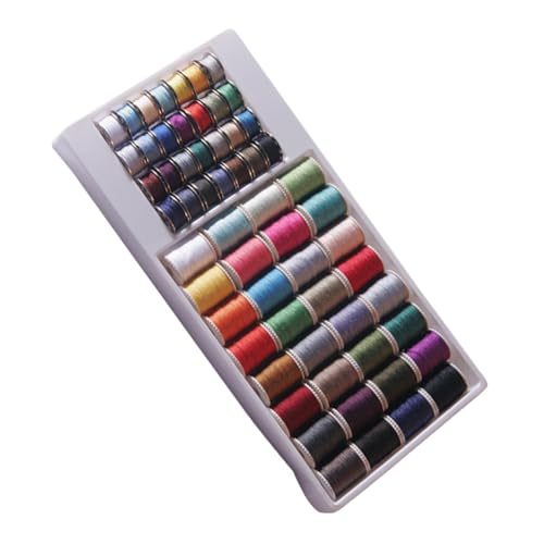 jojofuny 60 Stück Teiliges Nähgarn Set Bunten Farben für Hand und Maschinenarbeiten Hochwertigem Stickerei Quilting jojofuny 60 Stück Teiliges Nähgarn Set Bunten Farben für Hand und Maschinenarbeiten Hochwertigem Stickerei Quilting von jojofuny