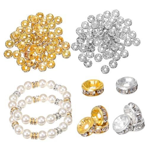 jojofuny 600 Stück Perlen Abstandshalter aus Eisenmetall für Schmuckherstellung Bunte Spacer Beads mit Langlebigem Glanz zum Basteln von Armbändern und DIY Schmuck Große Auswahl an Farben jojofuny 600 Stück Perlen Abstandshalter aus Eisenmetall für Schmuckherstellung Bunte Spacer Beads mit Langlebigem Glanz zum Basteln von Armbändern und DIY Schmuck Große Auswahl an Farben von jojofuny