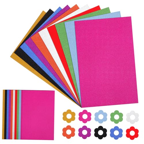 jojofuny 60Blätter Glitzerkarton M² Bastelpapier Verschiedenen für Scrapbooking Karten und Kreative Projekte Sicherer Glitzer Reißfest und Leicht jojofuny 60Blätter Glitzerkarton M² Bastelpapier Verschiedenen für Scrapbooking Karten und Kreative Projekte Sicherer Glitzer Reißfest und Leicht von jojofuny