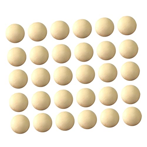 jojofuny 60Stücke DIY Holzperlen nicht Poröse Runde Bastelkugeln für Dekorationen für Tischdekoration Leicht und Kompakt Individuelles jojofuny 60Stücke DIY Holzperlen nicht Poröse Runde Bastelkugeln für Dekorationen für Tischdekoration Leicht und Kompakt Individuelles von jojofuny