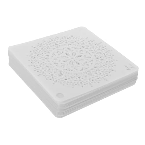 jojofuny 64 Stück Diy Liefert Malschablonen Selber Machen Für Malen Mandala-vorlagen Malerei Kreis Hände Wiederverwendbare Mandala-schablonen Weiß Das Haustier jojofuny 64 Stück Diy Liefert Malschablonen Selber Machen Für Malen Mandala-vorlagen Malerei Kreis Hände Wiederverwendbare Mandala-schablonen Weiß Das Haustier von jojofuny