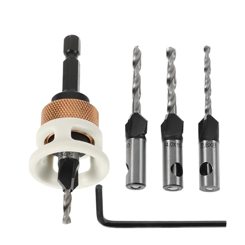 jojofuny 6Stücke Teiliges Präzisions Bohrer Bit Set für Einstellbarem Tiefenanschlag für Professionelle Tischlerei und DIY Projekte Vielseitige und Langlebige jojofuny 6Stücke Teiliges Präzisions Bohrer Bit Set für Einstellbarem Tiefenanschlag für Professionelle Tischlerei und DIY Projekte Vielseitige und Langlebige von jojofuny