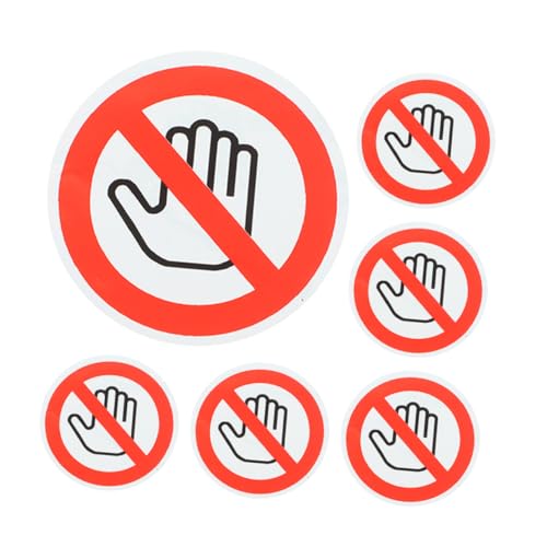 jojofuny 6stücke Anfassen Aufkleber Bitte Nicht Berühren Vinyl Warnschilder Selbstklebend Für Tür Fenster Maschine Stop Nicht Anfassen Schild jojofuny 6stücke Anfassen Aufkleber Bitte Nicht Berühren Vinyl Warnschilder Selbstklebend Für Tür Fenster Maschine Stop Nicht Anfassen Schild von jojofuny