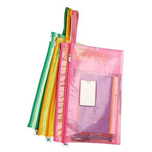 jojofuny 7 Stück Aktenhalter Mesh-aufbewahrungstasche Federmäppchen Für Ordner Federmäppchen Mit Fächern Federmäppchen Klar Zipper -dateibeutel Mesh-federmäppchen Zufällige Farbe jojofuny 7 Stück Aktenhalter Mesh-aufbewahrungstasche Federmäppchen Für Ordner Federmäppchen Mit Fächern Federmäppchen Klar Zipper -dateibeutel Mesh-federmäppchen Zufällige Farbe von jojofuny