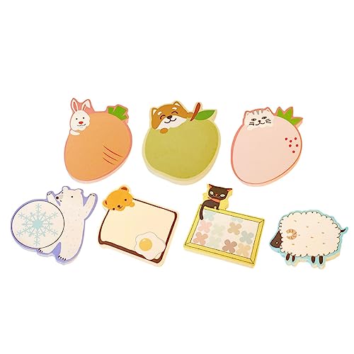 jojofuny 7 Stück Teiliges Cartoon Memo Pad mit Ablösbaren Tier Notizzetteln Selbstklebende Schreibblöcke für Büro Schule und Zuhause Vielseitige Haftnotizen für Schüler und Lehrer jojofuny 7 Stück Teiliges Cartoon Memo Pad mit Ablösbaren Tier Notizzetteln Selbstklebende Schreibblöcke für Büro Schule und Zuhause Vielseitige Haftnotizen für Schüler und Lehrer von jojofuny