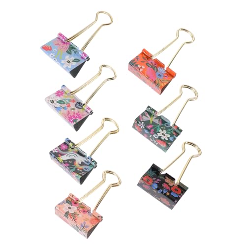 jojofuny 7 Stück Teiliges Druckmotiv Büroklammern und Starke Haltefunktion für Dokumente und Organisation im Büro oder Zuhause jojofuny 7 Stück Teiliges Druckmotiv Büroklammern und Starke Haltefunktion für Dokumente und Organisation im Büro oder Zuhause von jojofuny