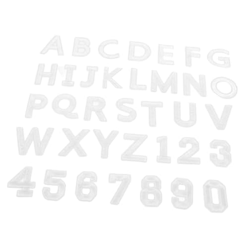 jojofuny 72 Stück Gestickte Aufnäher Buchstabenflecken Flicken für Kleidung Hüte Zahlen Textilverzierungen Stoffapplikationen Sport Bügelflicken Flicken Nummern aufbügeln Stickgarn Weiß jojofuny 72 Stück Gestickte Aufnäher Buchstabenflecken Flicken für Kleidung Hüte Zahlen Textilverzierungen Stoffapplikationen Sport Bügelflicken Flicken Nummern aufbügeln Stickgarn Weiß von jojofuny