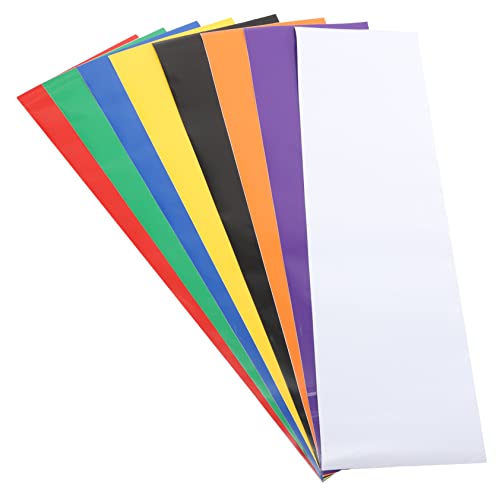 jojofuny 8 Blatt Selbstklebende Transferfolie für Diy Shirts Farbige Vinyl Aufkleber für Kleidung für Bastelprojekte von jojofuny
