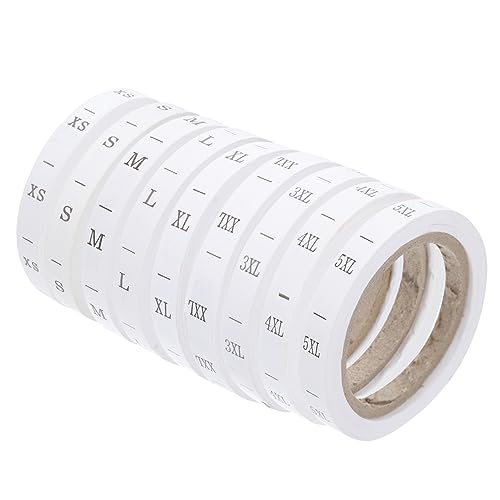 jojofuny 8 Rollen Apparel Labels Weiße Baumwolletiketten Xs Waschbar und Bügelbar für Kleider Blusen Jumpsuits und Einzelhändler jojofuny 8 Rollen Apparel Labels Weiße Baumwolletiketten Xs Waschbar und Bügelbar für Kleider Blusen Jumpsuits und Einzelhändler von jojofuny