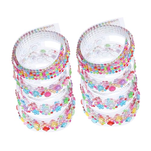 jojofuny 8 Rollen Strassband Strasskleber Basteln Handwerk Vinyl-Aufkleber Scrapbooking Tape Rosa Kunst klebeband selbstklebende Strasssticker Strass-Klebestreifen Juwelenaufkleber Acryl jojofuny 8 Rollen Strassband Strasskleber Basteln Handwerk Vinyl-Aufkleber Scrapbooking Tape Rosa Kunst klebeband selbstklebende Strasssticker Strass-Klebestreifen Juwelenaufkleber Acryl von jojofuny