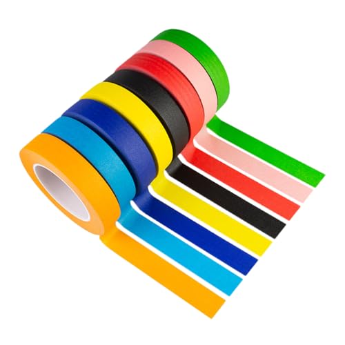 jojofuny 8 Rollen Washi Tapes Dekoratives Klebeband für Diy Kunsthandwerk für Scrapbooking Journals und Planner Dekoration jojofuny 8 Rollen Washi Tapes Dekoratives Klebeband für Diy Kunsthandwerk für Scrapbooking Journals und Planner Dekoration von jojofuny