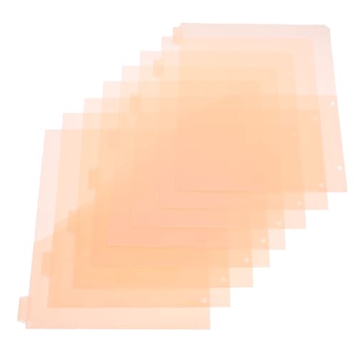 jojofuny 8 Stück Geteilte Aufbewahrungstasche drei Tab Ring Papier Ordner fügt Trennwände ein buro zubehör Büro Zubehör Dokumentenordner Binder-Trennlaschen Ordnerteiler mit Taschen pp Rosa jojofuny 8 Stück Geteilte Aufbewahrungstasche drei Tab Ring Papier Ordner fügt Trennwände ein buro zubehör Büro Zubehör Dokumentenordner Binder-Trennlaschen Ordnerteiler mit Taschen pp Rosa von jojofuny