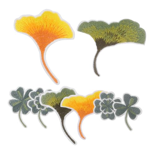 jojofuny 8 Stück Ginkgo-Blatt-Patch Stickerei Applikation dekorative Aufnäher für Kleidung Flicken aufnähen gestickte Fleckenaufkleber Zierkleberflecken für Jacken Stickmuster Polyester jojofuny 8 Stück Ginkgo-Blatt-Patch Stickerei Applikation dekorative Aufnäher für Kleidung Flicken aufnähen gestickte Fleckenaufkleber Zierkleberflecken für Jacken Stickmuster Polyester von jojofuny