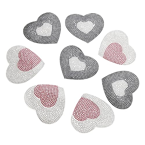 jojofuny 8 Stück Herzförmige Strass Patches für Kleidung Dekorative Applikationen für Taschen Bekleidung und Diy Projekte Vielseitige Aufbügel Patches für Stilvolle Reparaturen und jojofuny 8 Stück Herzförmige Strass Patches für Kleidung Dekorative Applikationen für Taschen Bekleidung und Diy Projekte Vielseitige Aufbügel Patches für Stilvolle Reparaturen und von jojofuny