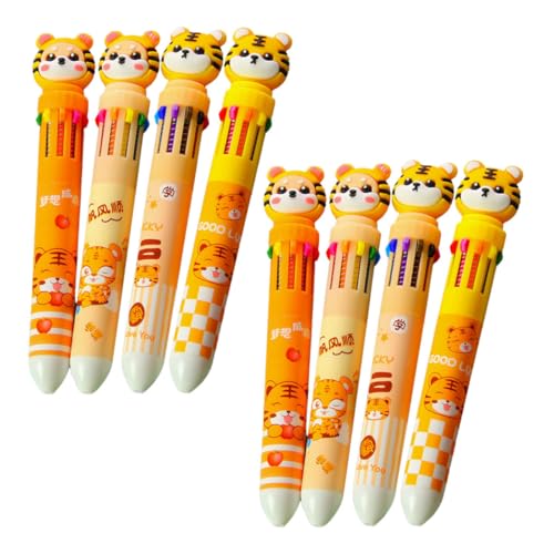 jojofuny 8 Stück Kugelschreiber Tiger Design Robuste und Praktische Stifte für Schüler und Vielseitige Tintenfarben für Kreatives Schreiben und Zeichnen jojofuny 8 Stück Kugelschreiber Tiger Design Robuste und Praktische Stifte für Schüler und Vielseitige Tintenfarben für Kreatives Schreiben und Zeichnen von jojofuny