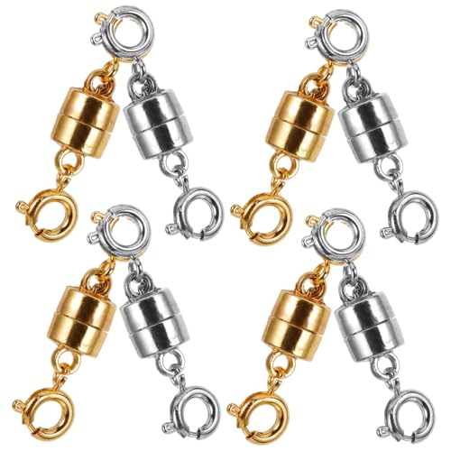 jojofuny 8 Stück Magnetschnallen Für Halsketten Armbänder Schmuck Magnetverschlüsse Für Halsketten Verschluss Für Halsketten Kleiner Magnetarmband Charm Magnetischer jojofuny 8 Stück Magnetschnallen Für Halsketten Armbänder Schmuck Magnetverschlüsse Für Halsketten Verschluss Für Halsketten Kleiner Magnetarmband Charm Magnetischer von jojofuny