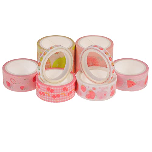 jojofuny 8 Stück Niedliche Diy Washi Tapes Dekorative Klebebänder für Scrapbooking Tagebuch und Bilderbuchgestaltung Fruchtige Designs jojofuny 8 Stück Niedliche Diy Washi Tapes Dekorative Klebebänder für Scrapbooking Tagebuch und Bilderbuchgestaltung Fruchtige Designs von jojofuny