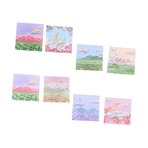 jojofuny 8 Stück Ölmalerei Haftnotizen Selbstklebende Memo Sticker für Büro Schule und Zuhause für Notizen und Erinnerungen Gemischte Designs jojofuny 8 Stück Ölmalerei Haftnotizen Selbstklebende Memo Sticker für Büro Schule und Zuhause für Notizen und Erinnerungen Gemischte Designs von jojofuny