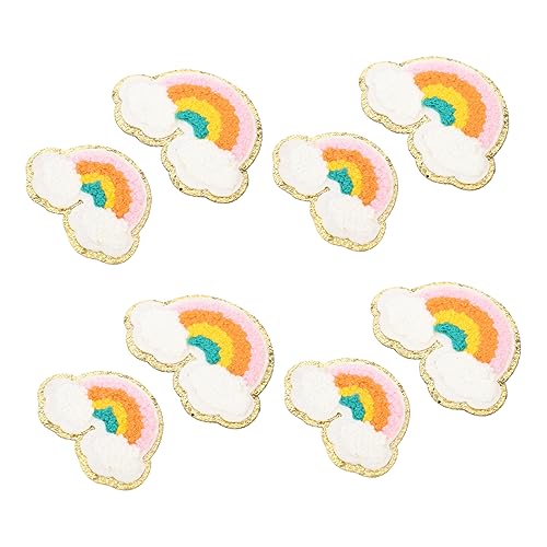 jojofuny 8 Stück Teiliges Chenille Regenbogen Stickerei Patches mit Wärme Kleber DIY Kleidung Aufnäher zum Aufbügeln und Aufnähen Langlebige Praktische Applikationen für Jacken Taschen jojofuny 8 Stück Teiliges Chenille Regenbogen Stickerei Patches mit Wärme Kleber DIY Kleidung Aufnäher zum Aufbügeln und Aufnähen Langlebige Praktische Applikationen für Jacken Taschen von jojofuny