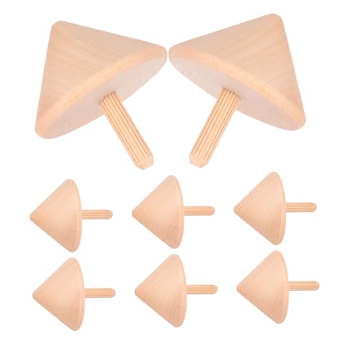 jojofuny 8 Stück Teiliges Holz zum Bemalen Langlebiges DIY Bastelspielzeug für Fördert Hand Auge Koordination und Stressabbau durch Schnelle Drehung Natürliche Holzoptik jojofuny 8 Stück Teiliges Holz zum Bemalen Langlebiges DIY Bastelspielzeug für Fördert Hand Auge Koordination und Stressabbau durch Schnelle Drehung Natürliche Holzoptik von jojofuny