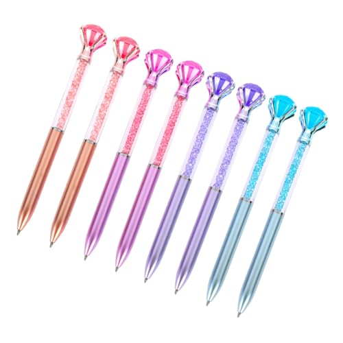 jojofuny 8 Stück Teiliges Kugelschreiber mit Diamant Design Glatte Blaue Ergonomisch Vielseitig für Büro Schule und Studenten Stilvolle Schreibwerkzeuge in Blau Gold Rosa jojofuny 8 Stück Teiliges Kugelschreiber mit Diamant Design Glatte Blaue Ergonomisch Vielseitig für Büro Schule und Studenten Stilvolle Schreibwerkzeuge in Blau Gold Rosa von jojofuny
