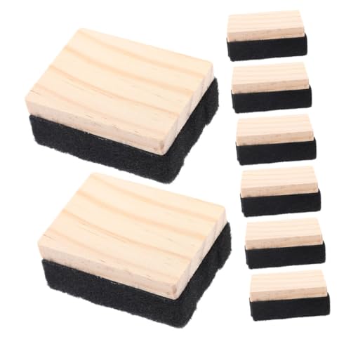 jojofuny 8 Stück Teiliges Mini Holzfilz Tafelschwämme Leichter Langlebiger Tafelreiniger für Schule Büro und Klassenzimmer Effiziente Kreideentfernung mit Komfortablem Griff jojofuny 8 Stück Teiliges Mini Holzfilz Tafelschwämme Leichter Langlebiger Tafelreiniger für Schule Büro und Klassenzimmer Effiziente Kreideentfernung mit Komfortablem Griff von jojofuny