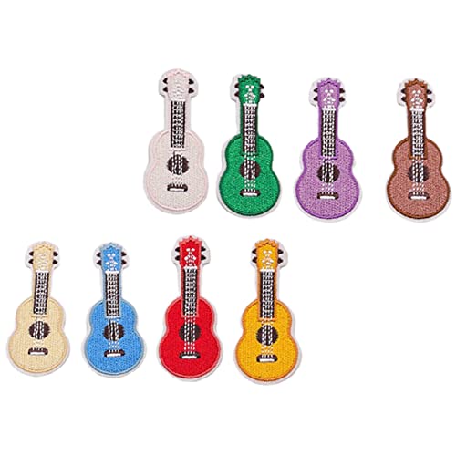 jojofuny 8 Stück Teiliges Set Farbige Gitarren Patches Gestickte Applikationen für Kleidung Diy Verschönerung und Reparatur von Löchern Hautfreundlich und Langlebig jojofuny 8 Stück Teiliges Set Farbige Gitarren Patches Gestickte Applikationen für Kleidung Diy Verschönerung und Reparatur von Löchern Hautfreundlich und Langlebig von jojofuny